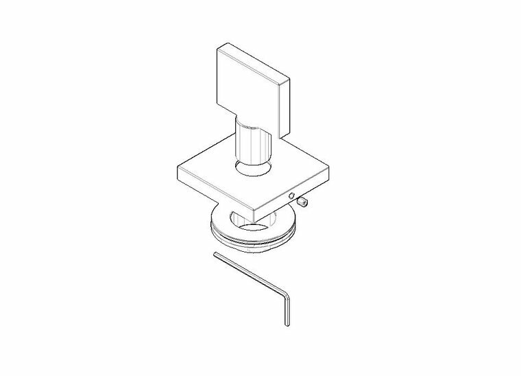 Dornbracht 04207800201-06 Greep platina mat