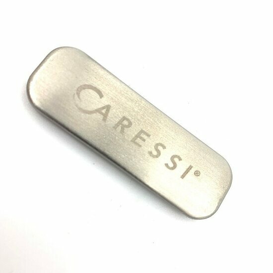 Caressi spoelbak overloopplaatje RVS