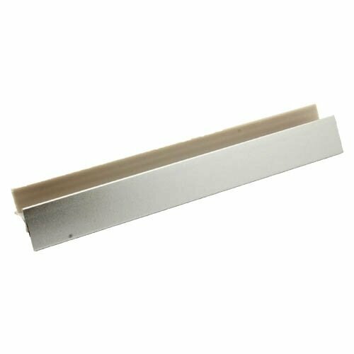 Plinthoek 20cm hoog 90 graden zilver 16mm