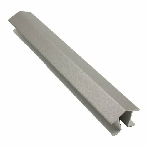Plinthoek 20cm hoog 135 graden zilver 16mm