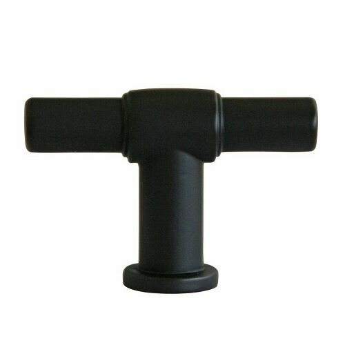 T knopgreep modern Z2089.72 mat zwart