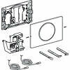 Geberit 115.863.SN.5 Geberit Sigma10 Bedieningspaneel closet/urinoir