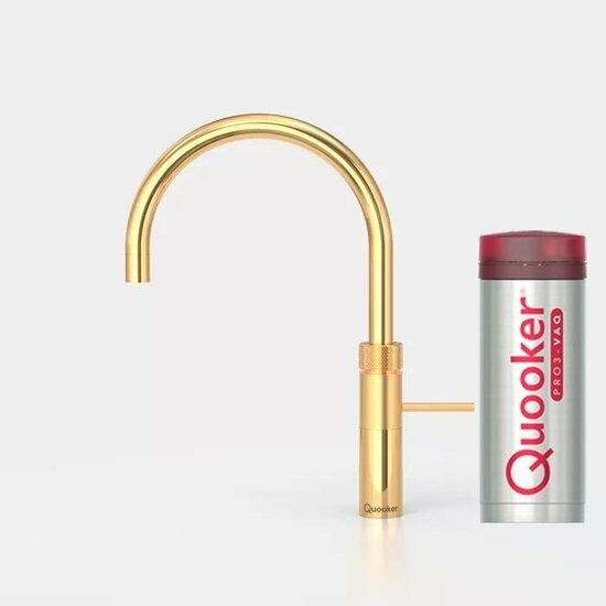 Quooker PRO3 Fusion Round Goud 3FRGLD