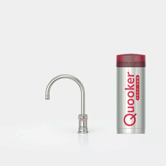 Quooker PRO3 Classic Nordic Round RVS 3CNRRVS