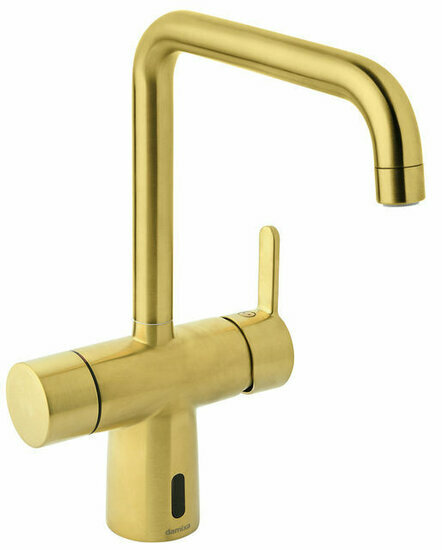 Damixa 7406279 silhouet touchless kitchen keukenmengkraan brushed brass