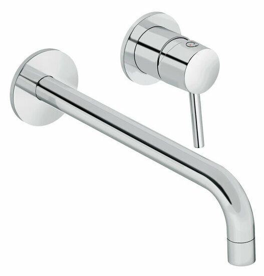 Damixa 1471600 merkur afbouwset wandmkr.250mm chroom