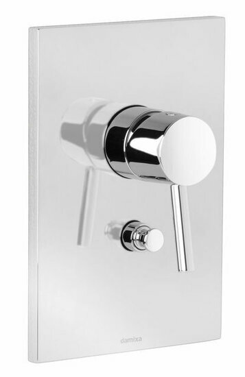 Damixa 1470300 osier afbouwset eenhendel chroom (rechthoekige afdekplaat)
