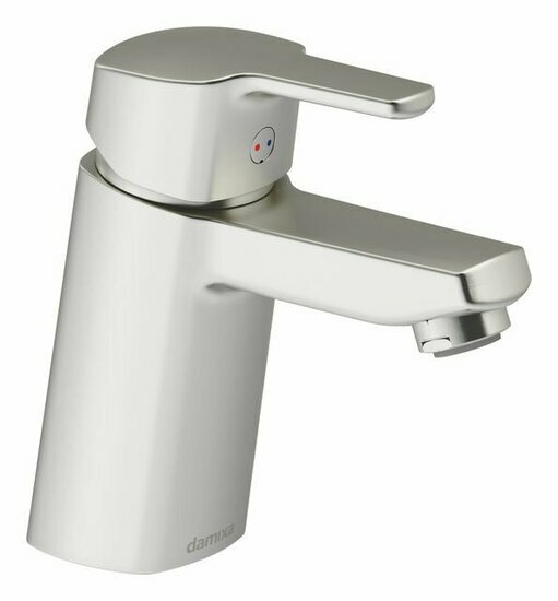 Damixa 1702146 pine wastafelmengkraan rubclean, 6 l/min, steel (pvd)