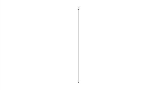 Dornbracht 04300206200-00 hose with cone 1/2&quot; x m15x1 x 1500 mm chrome