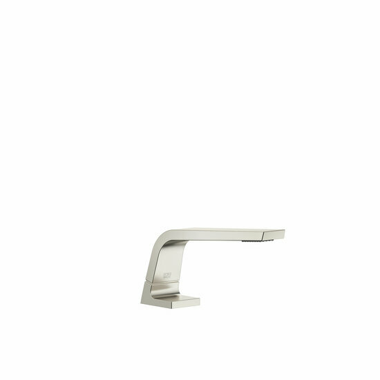 Dornbracht 13714705-06 wastafeluitloop voor staande montage zonder afvoergarnituur platina geborsteld