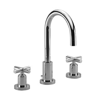 Dornbracht 20710892-00 3-gats wastafelmengkraan met afvoergarnituur chroom