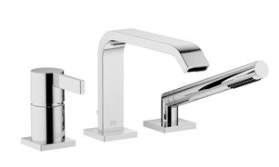 Dornbracht 27412670-00 3-gats badmengkraan voor badrand- en tegelrandmontage chroom