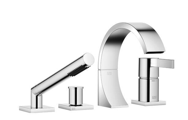 Dornbracht 27632811-00 4-gats badmengkraan voor badrand- en tegelrandmontage chroom