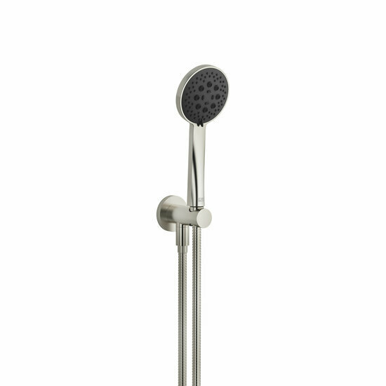 Dornbracht 27803660-060010 douchegarnituur met ge&iuml;ntegreerde douchehouder flowreduce platina geborsteld