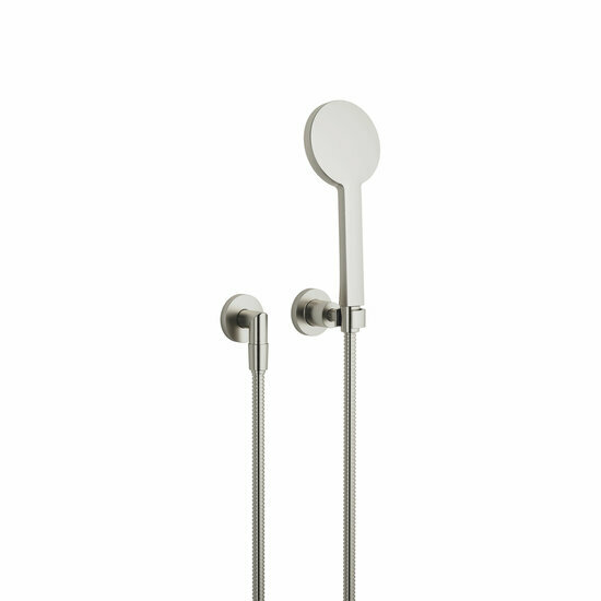 Dornbracht 27803892-060010 douchegarnituur met rozetten flowreduce platina geborsteld