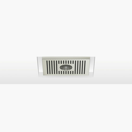 Dornbracht 28044980-06 regendouche voor plafondinbouw met licht 300 x 240 mm platina geborsteld