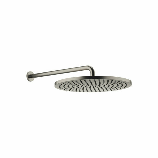 Dornbracht 28658970-06 regendouche met wandbevestiging flowreduce 400 mm platina geborsteld