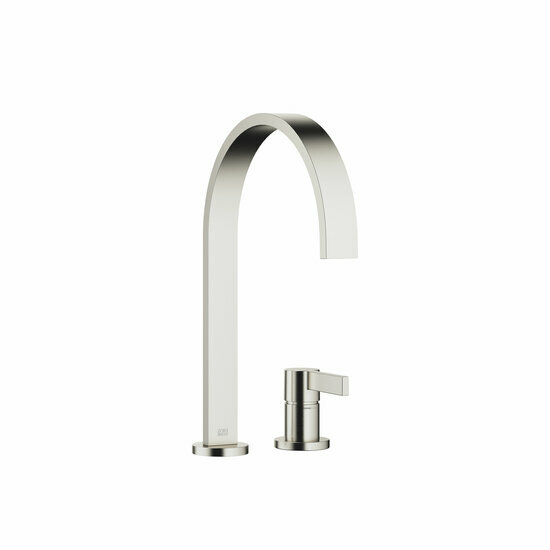 Dornbracht 32815682-06 2-gats mengkraan met rozetten platina geborsteld