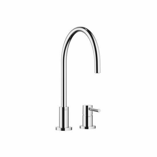 Dornbracht 32815888-00 2-gats mengkraan met rozetten chroom