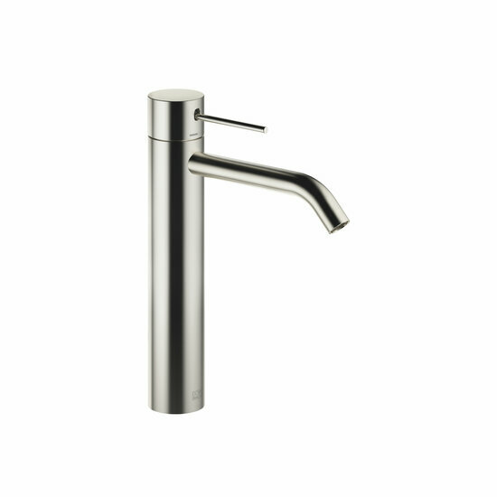 Dornbracht 33539662-06 meta slim eengreeps wastafelmengkraan met verhoogde standpijp zonder afvoergarnituur platina geborsteld