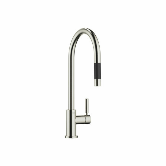 Dornbracht 33870888-06 eengreepsmengkraan met uittrekbare uitloop met sproeifunctie platina geborsteld