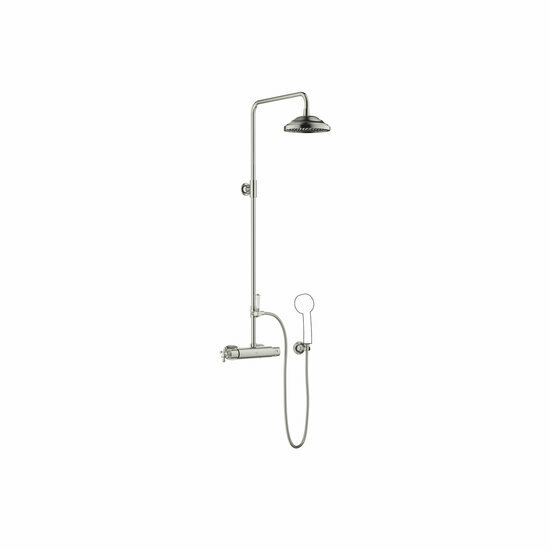 Dornbracht 34458360-06 showerpipe met douchethermostaat zonder handdouche flowreduce platina geborsteld