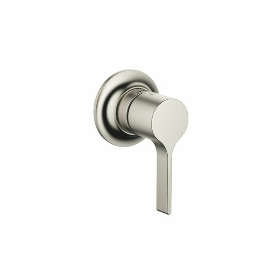 Dornbracht 36060809-06 eengreeps douchemengkraan voor inbouwmontage met afdekplaat platina geborsteld