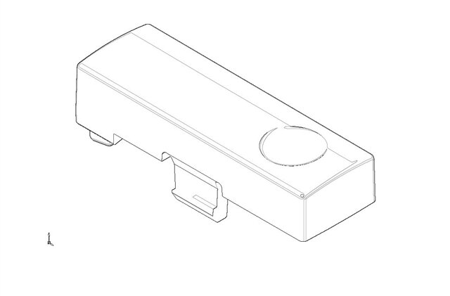 Dornbracht 90213301000-00 Thermostat-Sicherheitsknopf 29 x 9,5 x 9,3 mm chrom
