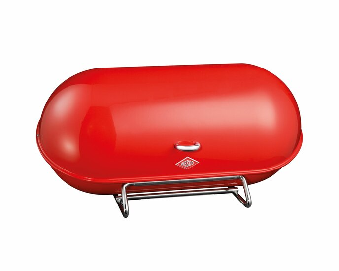 Wesco Breadboy broodbox, Kastuitrusting, rood
