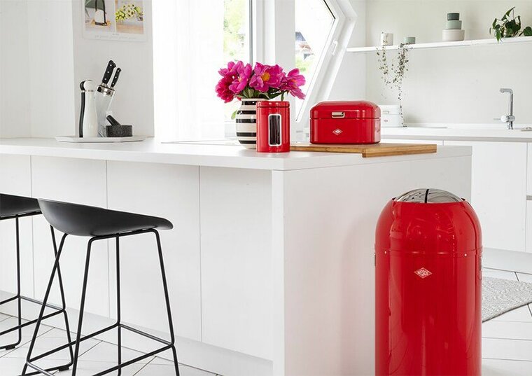 Wesco Single Grandy, Voorraadbak, rood