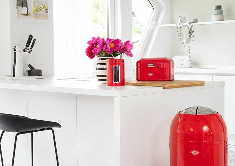 Wesco Single Grandy, Voorraadbak, rood