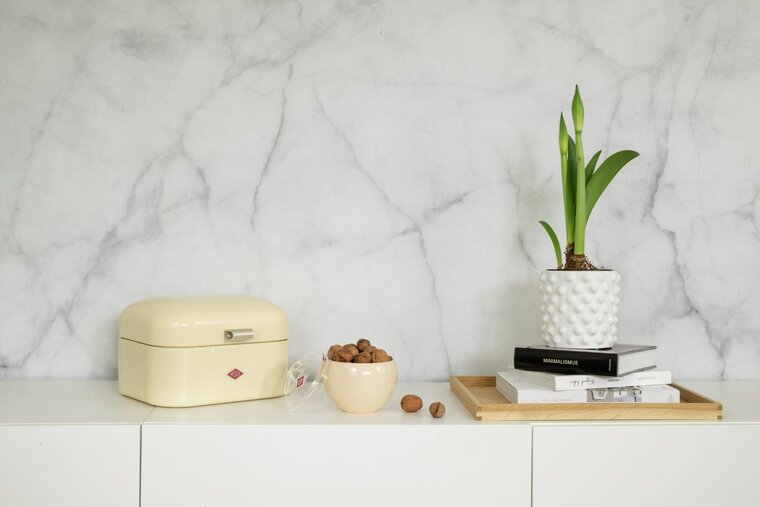 Wesco Single Grandy, Voorraadbak, amandel