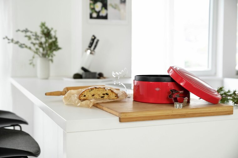 Wesco Koektrommel Classic Line, Voorraadbak, rood