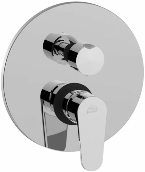 DO Wannenauslauf f&uuml;r Wandmontage VAIA Dark Platinum geb&uuml;rstet