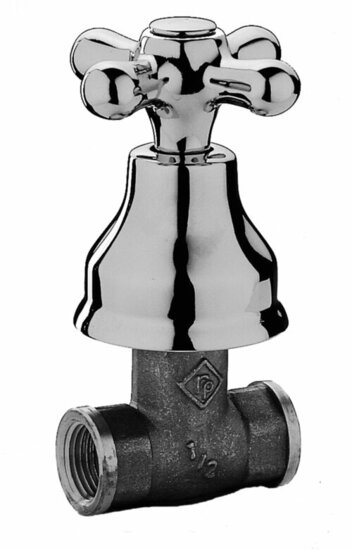 Paffoni IRV010RM Inbouw stopkraan 1/2&rdquo; met keramisch binnenwerk. IRIS Koper IRV010