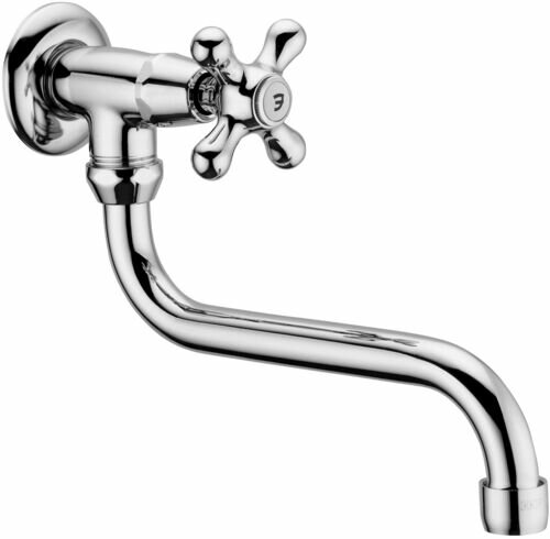 Vanne de service unique 1/2 &laquo; IRIS Chrome