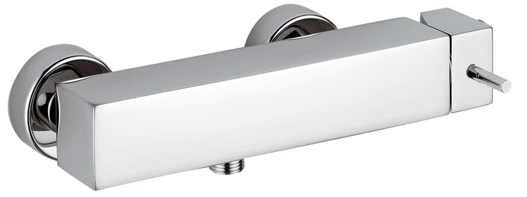 Paffoni LEA168ST Opbouw douchemengkraan LEVEL Steel (RVS)