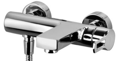 Paffoni RIN022CR Bad/douche opbouwmengkraan RINGO Chroom