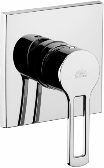 Paffoni WS010CR/M Inbouw douchemengkraan 1/2&rdquo; compleet WEST Chroom muurplaat WS010
