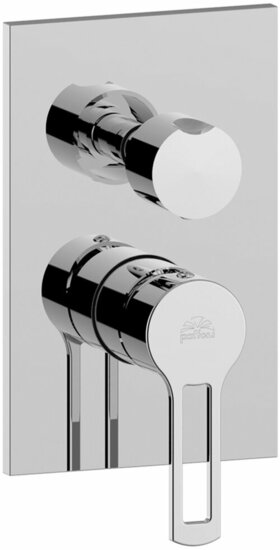 Paffoni WS019CR Inbouw douchemengkraan 1/2&rdquo; compleet WEST Chroom WS019