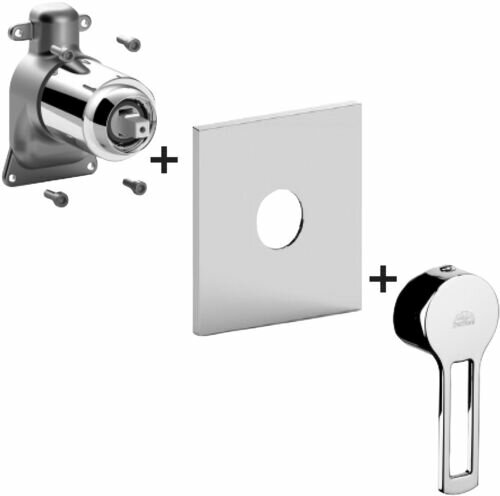 Paffoni WSBOX010CR Inbouwset voor douchemengkraan WEST Chroom 010 WSBOX