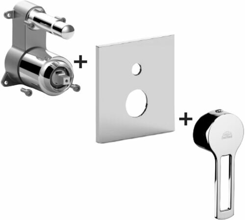 Installation kit for shower mixer Chrome WEST