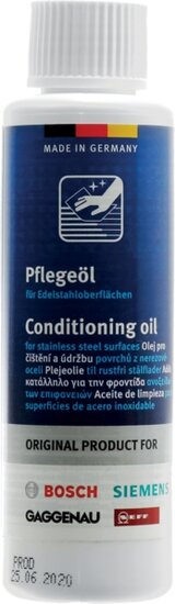 Siemens Bosch 00311945 Spezial-Pflege&ouml;l f&uuml;r Edelstahloberfl&auml;chen 100 ml