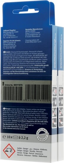 Siemens Bosch 00311979 Cleaning tablets for coffee machines 20 pieces