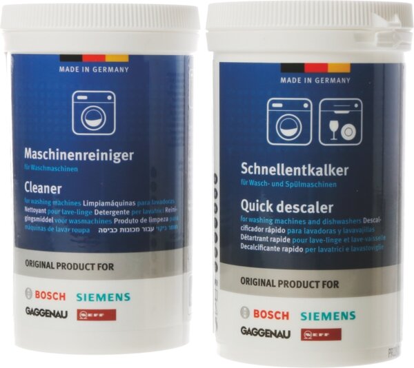 Siemens Bosch 00312276 Set mit Waschmittel und Schnellentkalker f&uuml;r Waschmaschinen