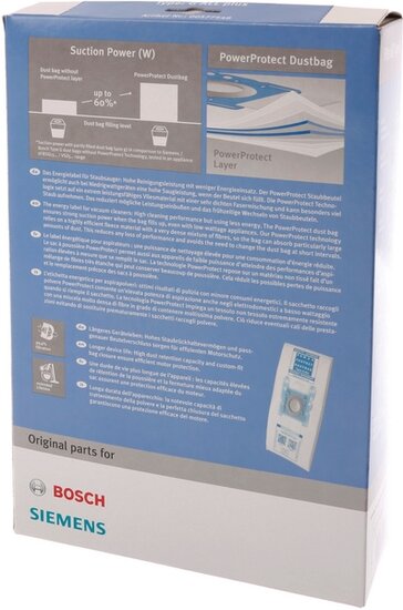 Siemens Bosch 00577549 Stofzuigerzak Type G ALL Plus VZ51GALL of BBZ51FGALL