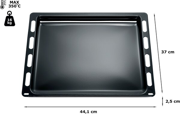 Siemens Bosch 00666902 Ge&euml;mailleerde bakplaat voor ovens