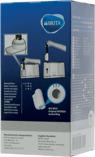 Siemens Bosch 17000705 Brita Intenza Wasserfilter f&uuml;r Kaffeevollautomaten