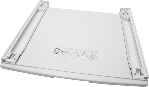Siemens Bosch 17001527 Kit de raccordement Pi&egrave;ce interm&eacute;diaire avec plaque coulissante pour lave-linge et s&egrave;che-linge