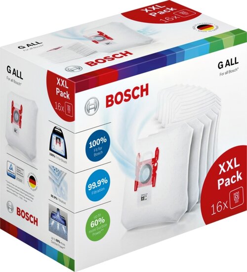 Siemens Bosch 17002095 Stofzuigerzak Type G All 16 stuks BBZ16GALL